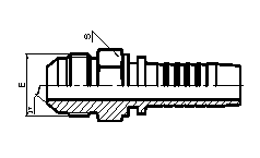 JIC MALE 37° CONE ISO 8434-2-SAE J514