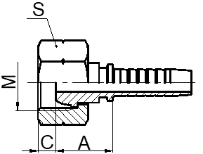 METRIC FEMALE 24° MULTI SEAL L.T. ISO 12151-2-DIN 3865